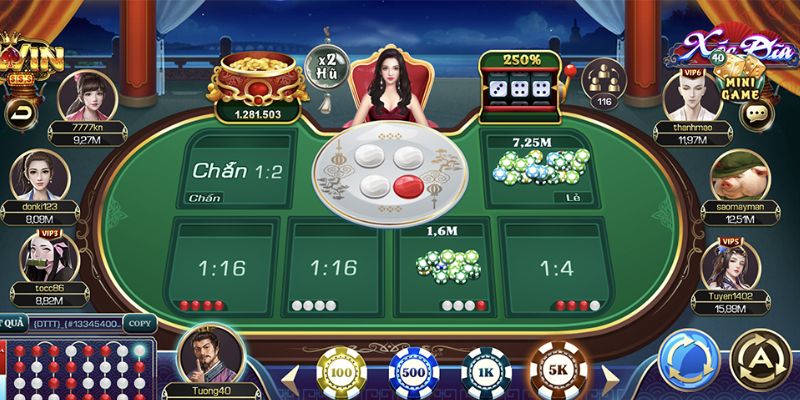 Tỷ lệ chia trong game xóc đĩa